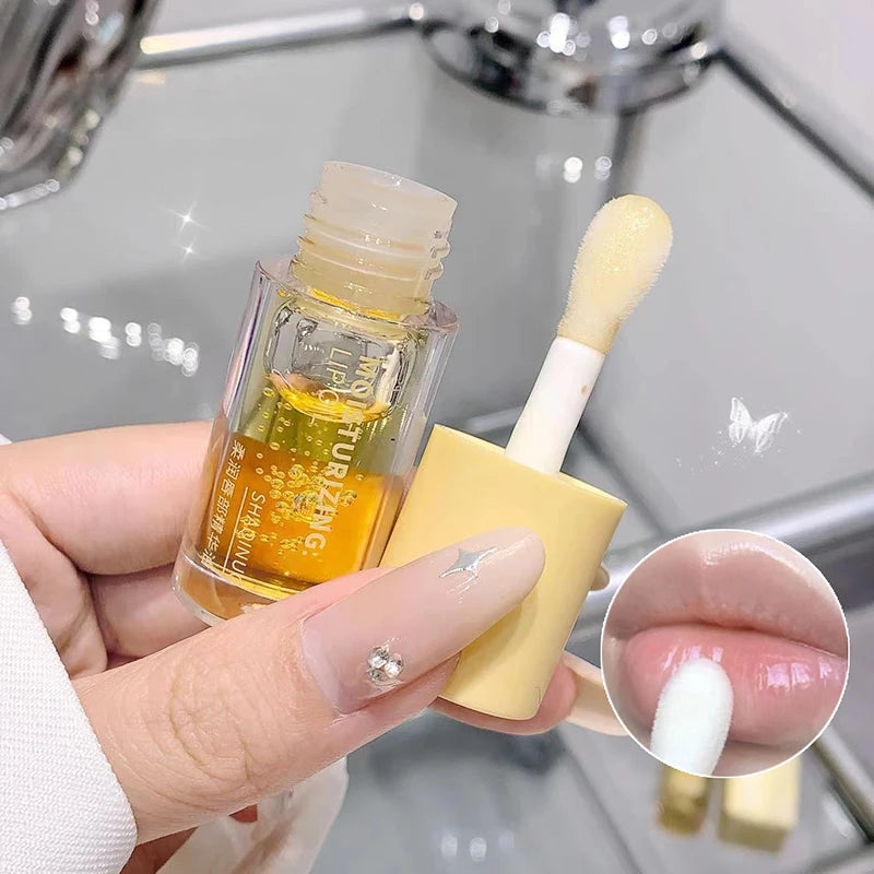 Water-light Lip Gloss Korean-style Lipstick Makeup Dupes Moisturizing Lip Serum Oil Jelly Mirror lipstick Makeup Base Lip Care