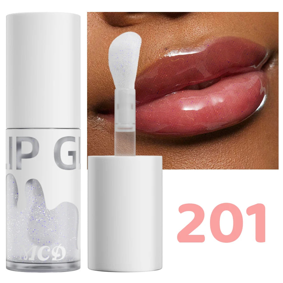 Glitter shimmer Sexy Lip Oil Hydrating Plumping Lip Coat For Lipstick Lipgloss Tinted Lip Plumper Serum  Lips Glow Oil Treatment