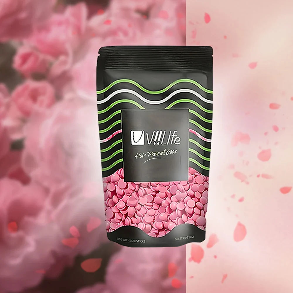 Vilife Hard Wax Beans for Hair Removal - Gentle & Effective Ideal for All Skin Types Perfect for Body Legs  Arms and Underarms