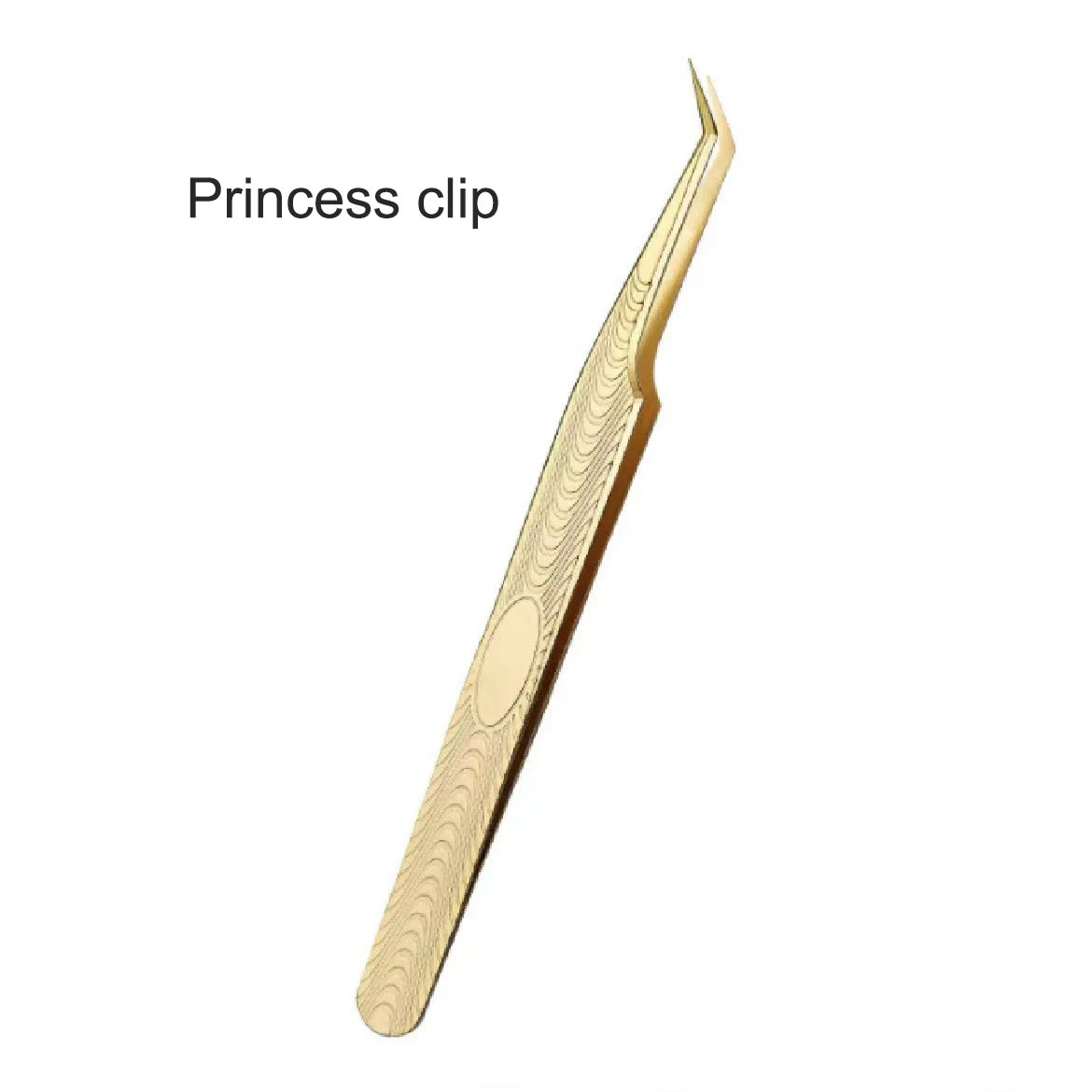 Eyelash Tweezers Professional Golden Stainless Steel High Precision Tweezer for Volume Fans Lashes Extensions Makeup Tools