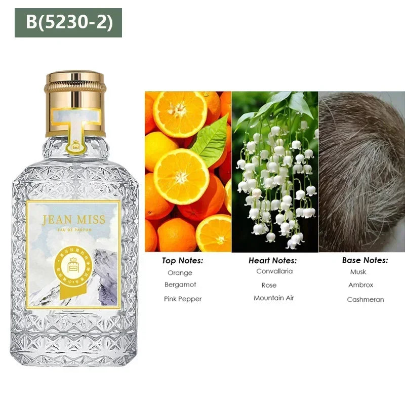 50ml Sweet Floral Fruity Notes Eau De Parfum Long Lasting Women's Perfume Fresh Light Scent Fragrances Body Spray Balminess Gift