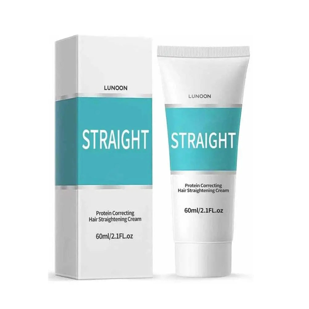 60ml Keratin Hair Straightening Cream Professional Damaged Treatment Faster Smoothing Curly Hair Care Protein Correction Cream