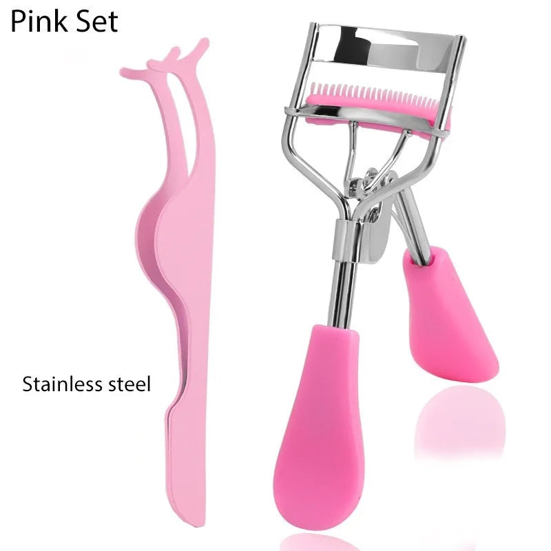 Eyelash Curler Natural Curl Beauty Tool Portable Stainless Steel False Eyelash Curling Clip Cosmetic Eyes Makeup Beauty Tools