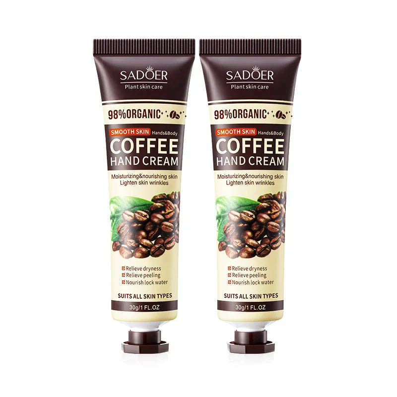 1/2/3/5pcs SADOER Coffee Hand Cream Sets Moisturizing Nourishing Whitening Hydrating Hands Skin Care Products