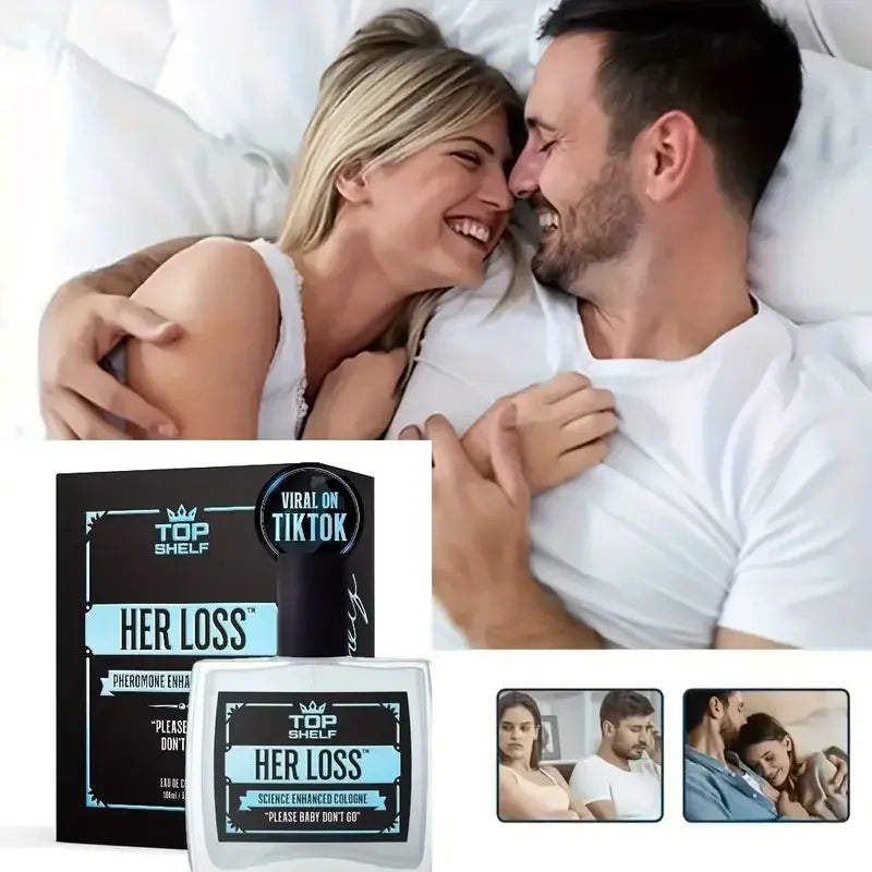 Her Loss cologne perfume, men's cologne perfume, men's pheromone cologne perfume 50ml/100ml, lasting fragrance, Christmas gift