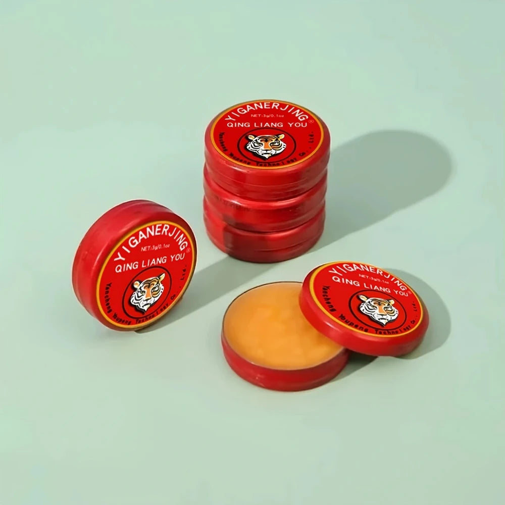 5/10/30pcs  Yiganerjing Qingliangyou Tiger Essential Balm Oil 3g