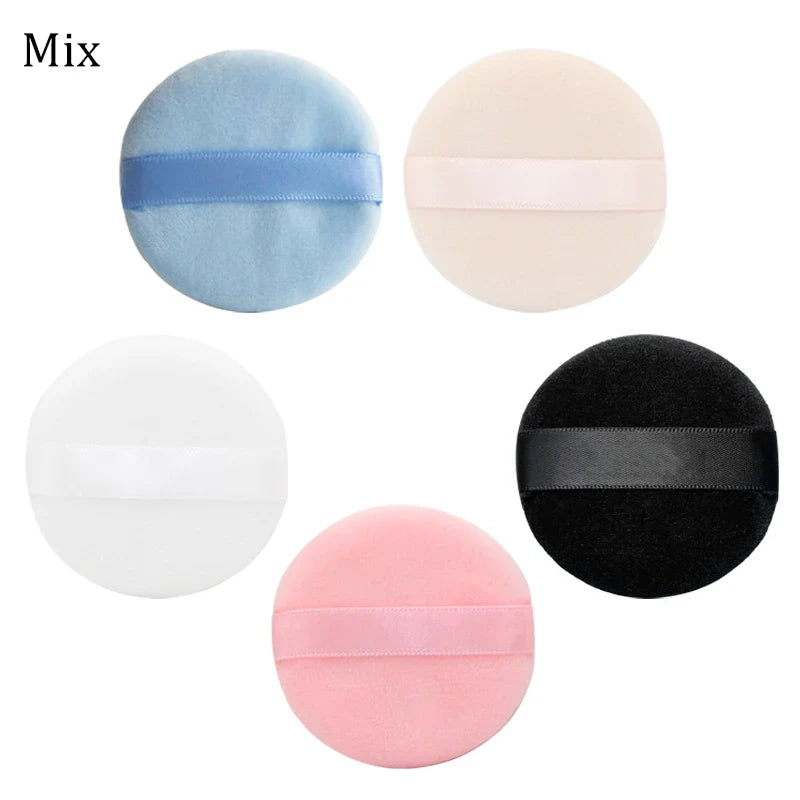 5/10Pcs Round Makeup Sponges Cosmetics Tools Soft Velvet Powder Puff Blender Sponges Facial Foundation Puff  Make Up Accessories