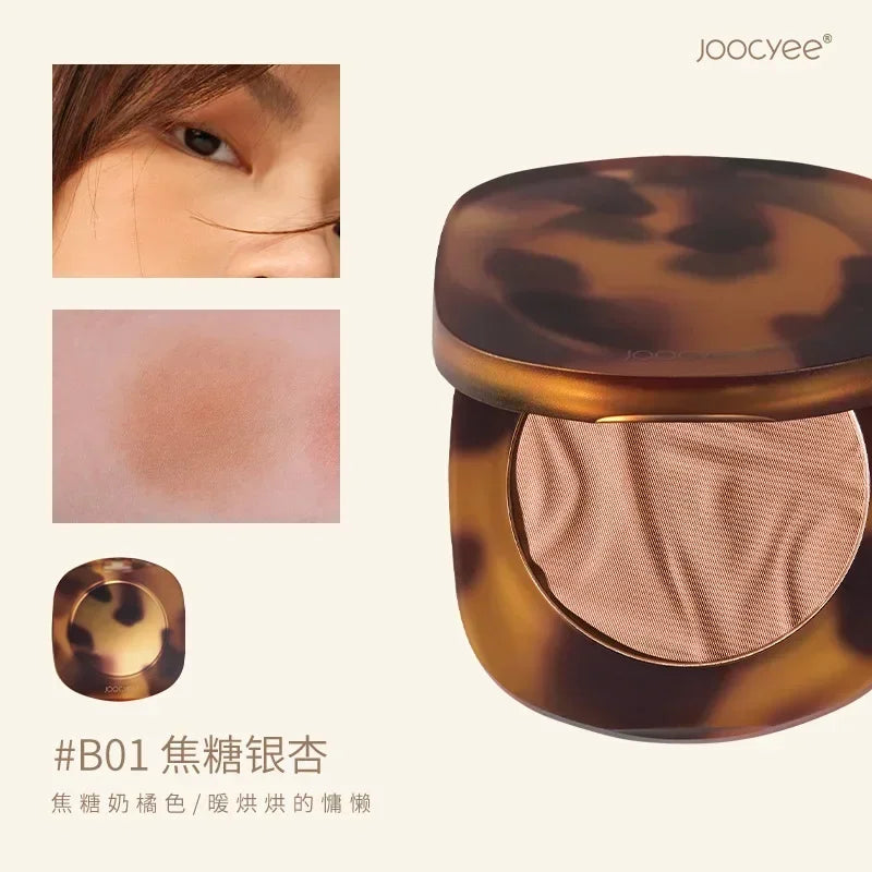 Joocyee Face Blusher Cheek Contour Cosmetics Matte Nude Makeup Blush Palette Highlight Cream Rouge Tint Pressed Powder Korean