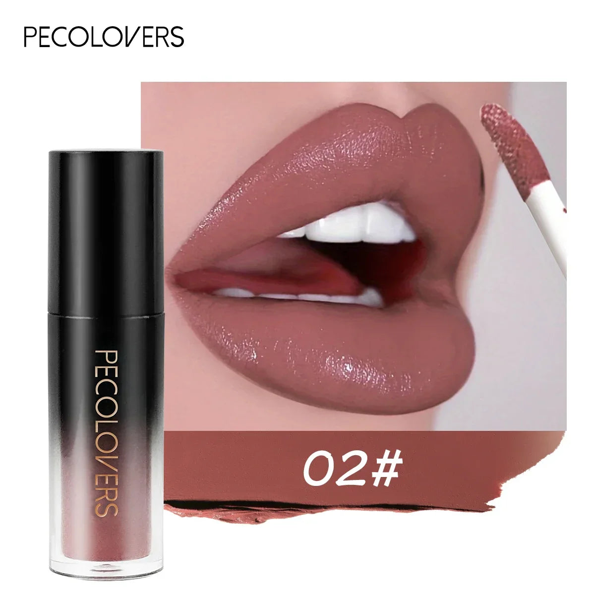 Sexy Red Lip Gloss Velvet Long Lasting Lipstick Makeup Waterproof Non-stick Cup Lip Tint Nude Liquid Lip Stick