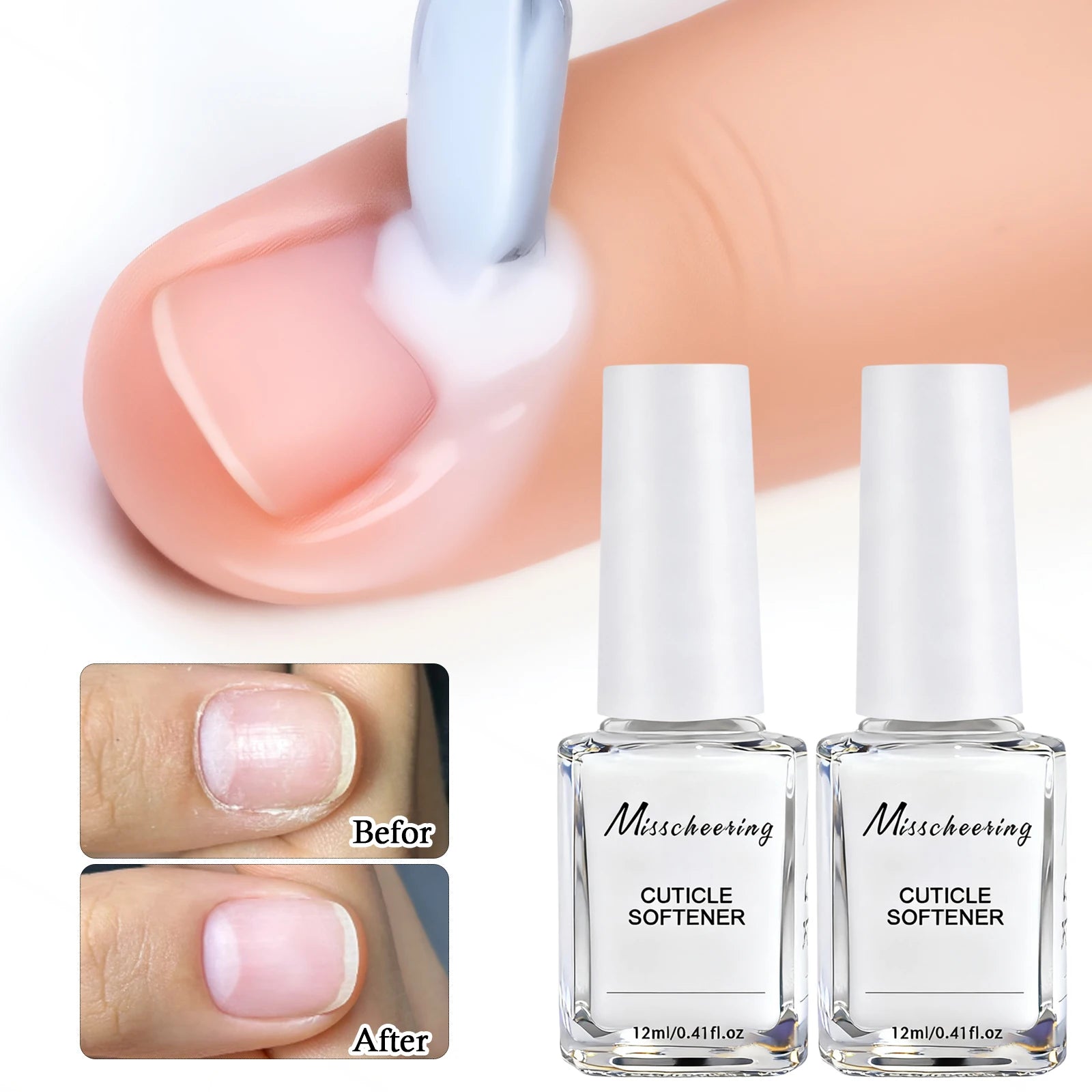 Aloe Vera Nail Growth White Repairing Softening Agent Normal Nail Polish Fast Dry 12ML Get Strong Repair Nail Care Hardener Mani