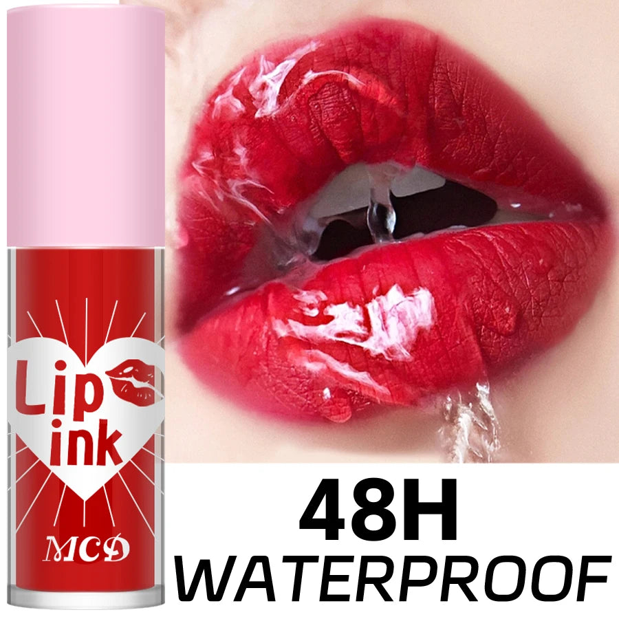 Waterproof Matte Lip tint Long-lasting Lip Glaze Sexy Plump Lip Glow Oil Velvet Lip Gloss Stain Makeup Full Color Lip Cosmetic