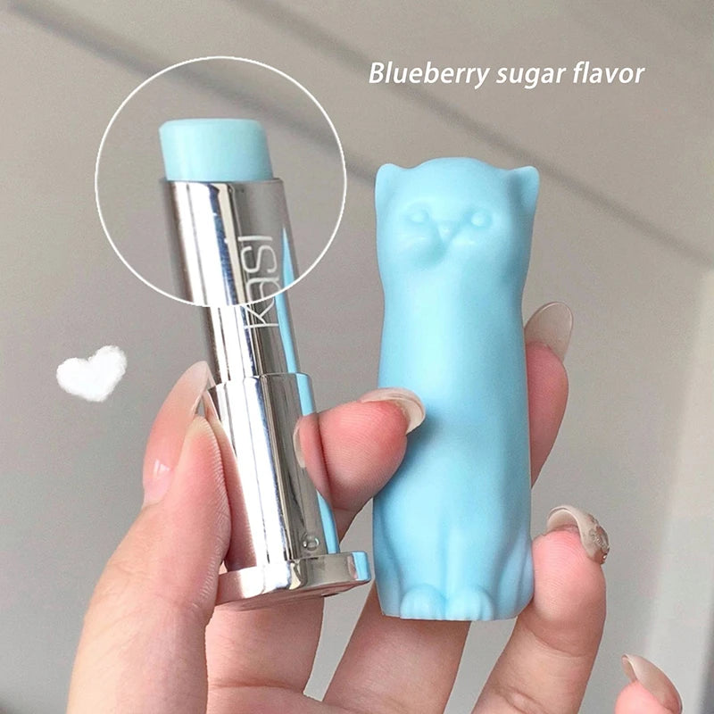 Cat Lip Balm Moisturizing Healing Anti-dry Fade Lip Lines Autumn And Winter Lip Mask Care Girl Students Lipstick Makeup Base Day