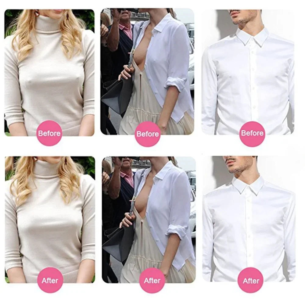 10Pcs Push Up Bras Self Adhesive Silicone Strapless Invisible Bra Women Reusable Sticky Breast Lift Bra Pads Petal Nipple Covers