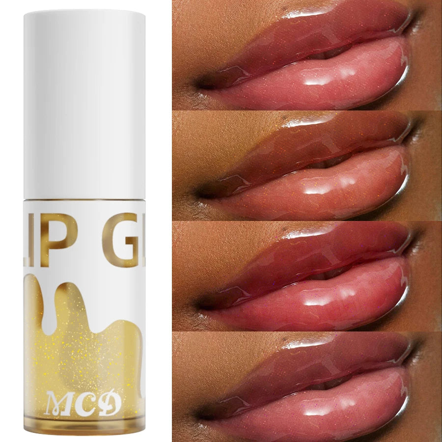 Glitter shimmer Sexy Lip Oil Hydrating Plumping Lip Coat For Lipstick Lipgloss Tinted Lip Plumper Serum  Lips Glow Oil Treatment