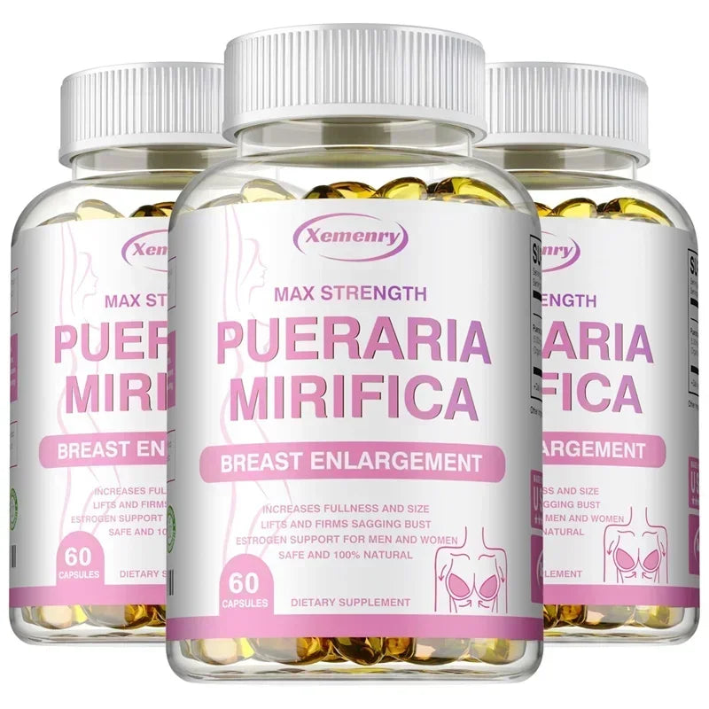 Pueraria Mirifica Supplement - To Support Breasts To Be Round, Firm and Elastic, Promote Balanced Estrogen Metabolism