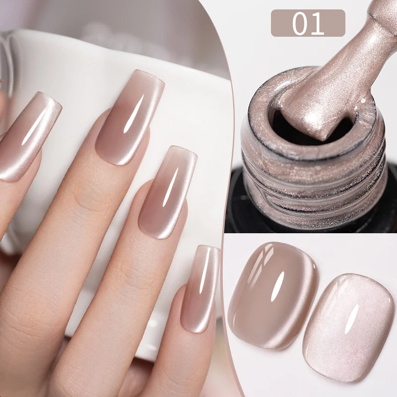 PUENTE 15ML Vitamin E Base Coat Gel Nail Polish For Soft Thin Breaking Nails Strengthen Soak Off UV Gel Varnish For Nail Care