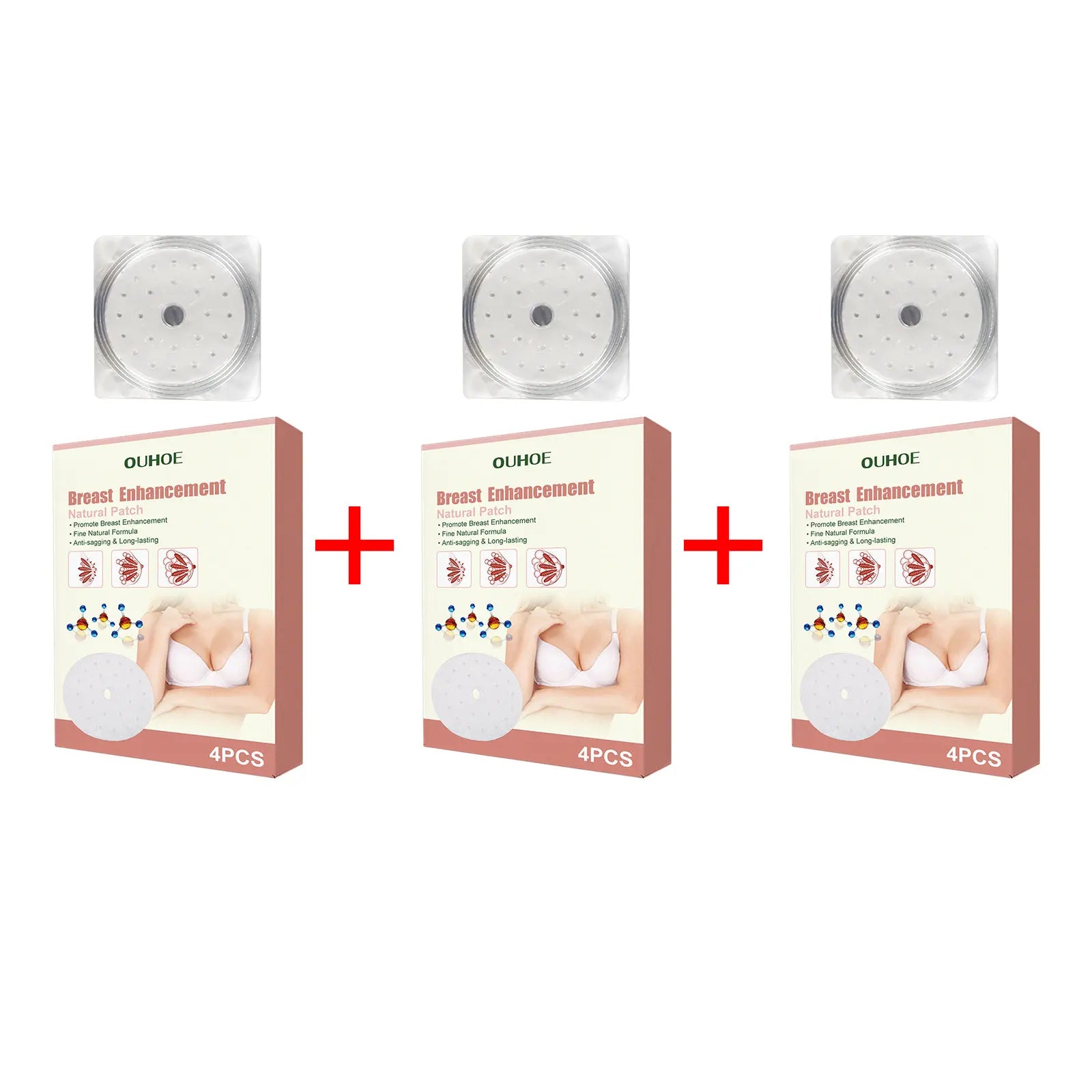 Breast Enhancement Patch Anti-Sagging Collagen Bust Augmentation Enlargement Big Boobs Growth Firming Lifting Plumping Chest Pad