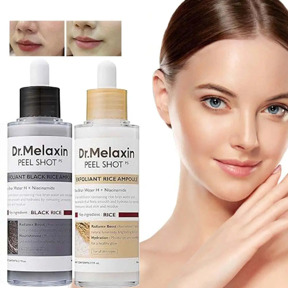 Dr. Melaxin Rice Exfoliating Serum Facial Moisturizing Soften Serum Blackhead Removal Hydrating Pore Shrinking Korean Skin Care
