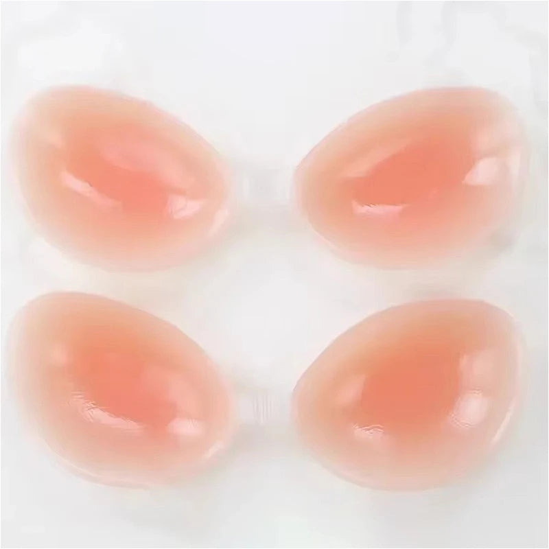 Silicone Bra Invisible Push Up Sexy Strapless Bra Stealth Adhesive Backless Breast Enhancer For Women Sticky Wedding Bikini Bras