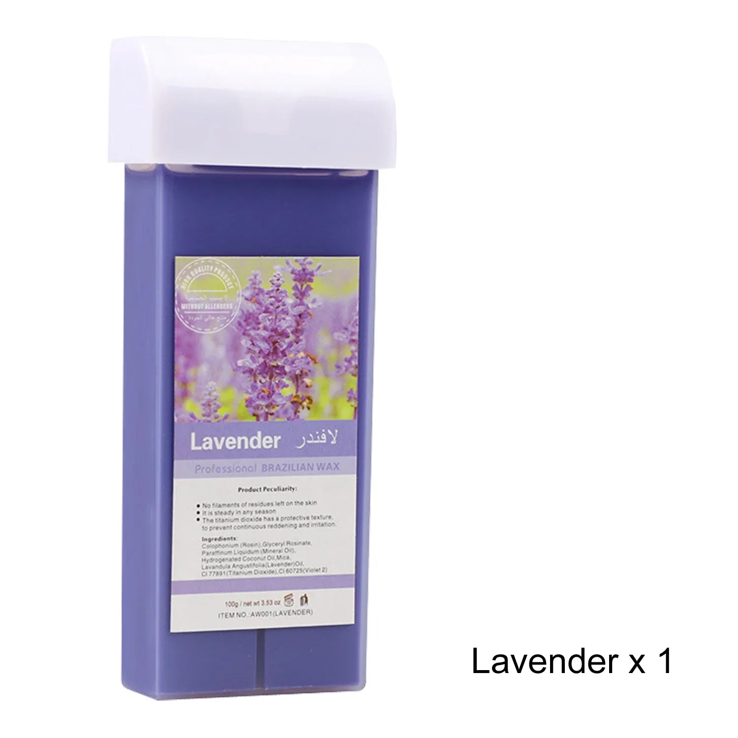 Roll on Wax Refill Painless Roll On Wax For Hair Removal Depilatory Cartridge Wax Warmer For Lavender Bikini Body Hair Removal