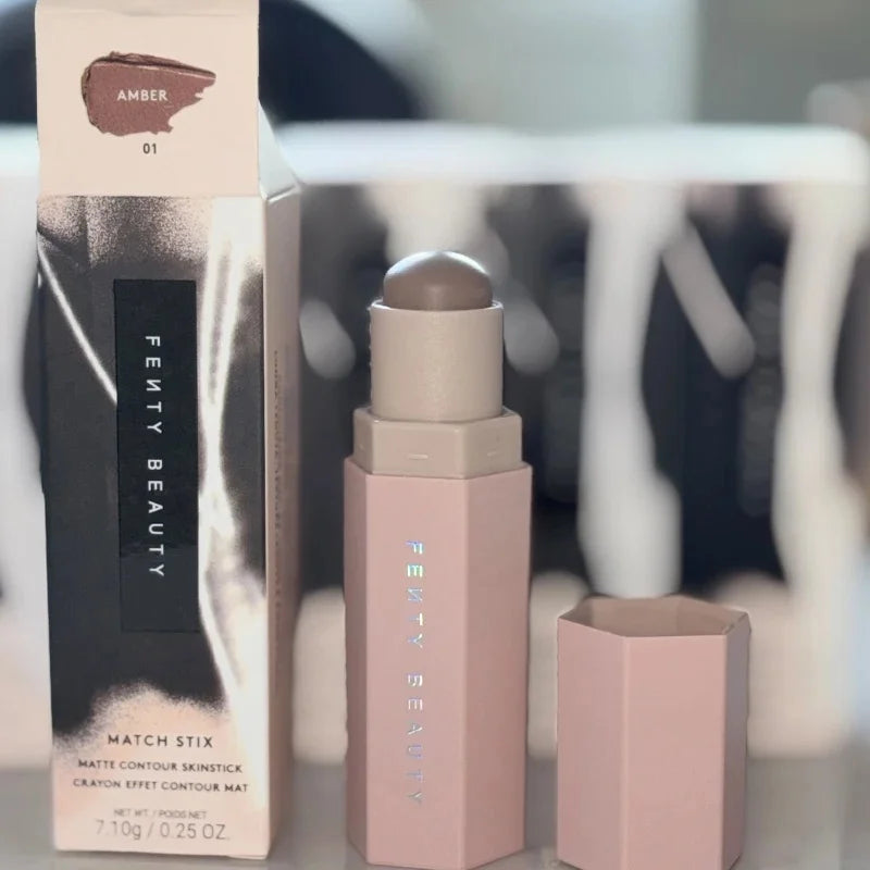 Fashion Fenty Beauty Contour Stick Concealer Face Highlighter Shadow Lasting Natural Makeup Lipstick Moisturizing Lip Cosmetics