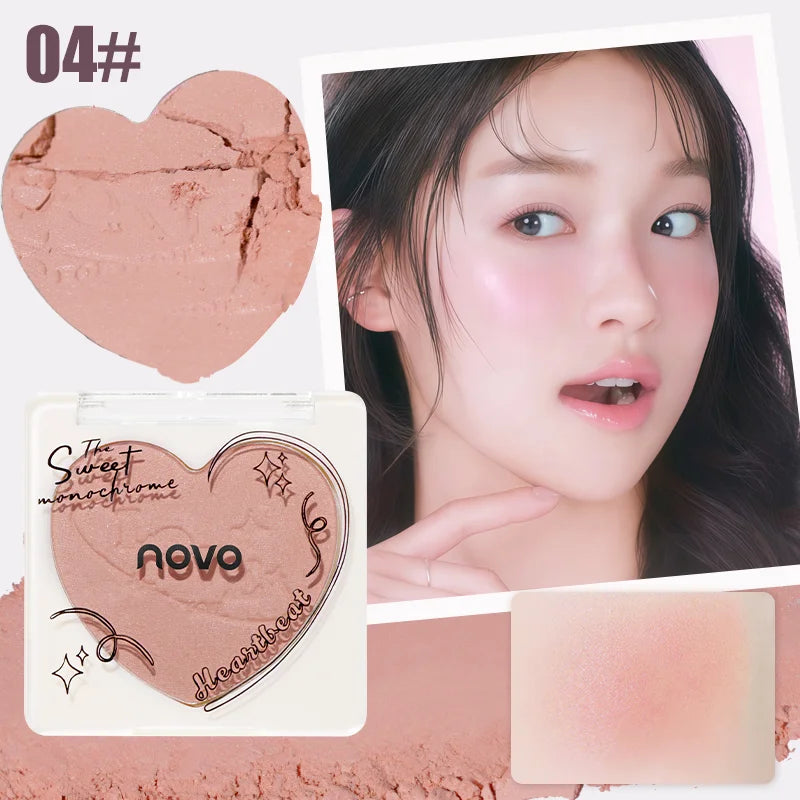 Cheek blush, mixed colors, powder blush, contouring and highlighting the face, sparkling or matte, lightweight, smooth