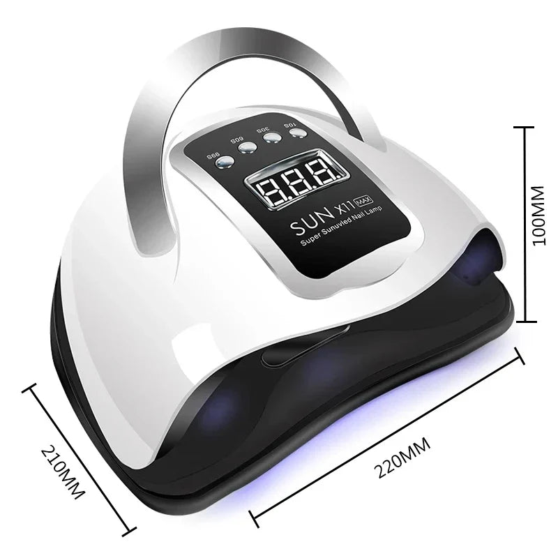 Nail Dryer LED Nail Lamp UV Light  For Curing All Gel Nail Polish With  LCD Display Motion Sensing Manicure Pedicure Salon Tools