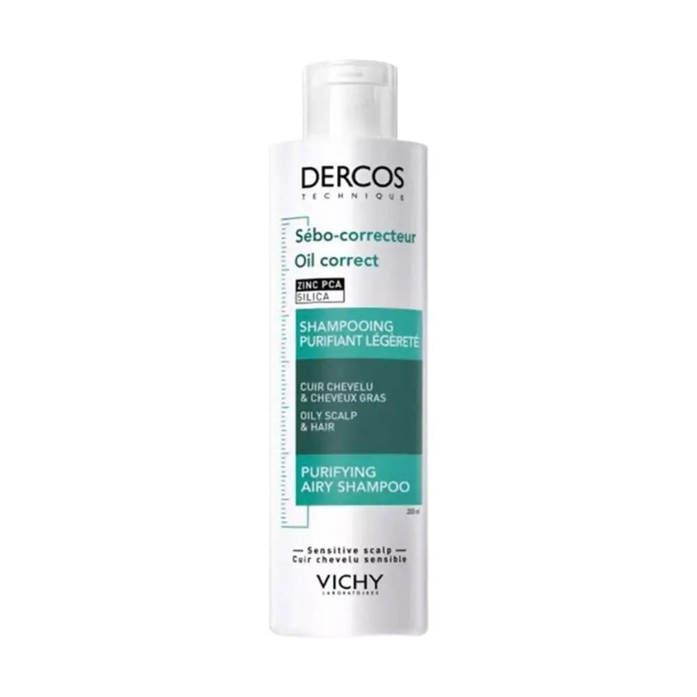 DERCOS Anti Itch Purifying Shampoo Formula Anti Dandruff Oil Control Refreshing Nourishing Fluffy Damaged Scalp Hair Care