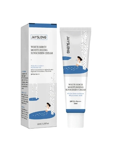 50ml Sunscreen for Face PF50+ PA++++ Sun Cream Birch Juice Moisturizing Skin Care Strong UV Protection korean Sunscreen