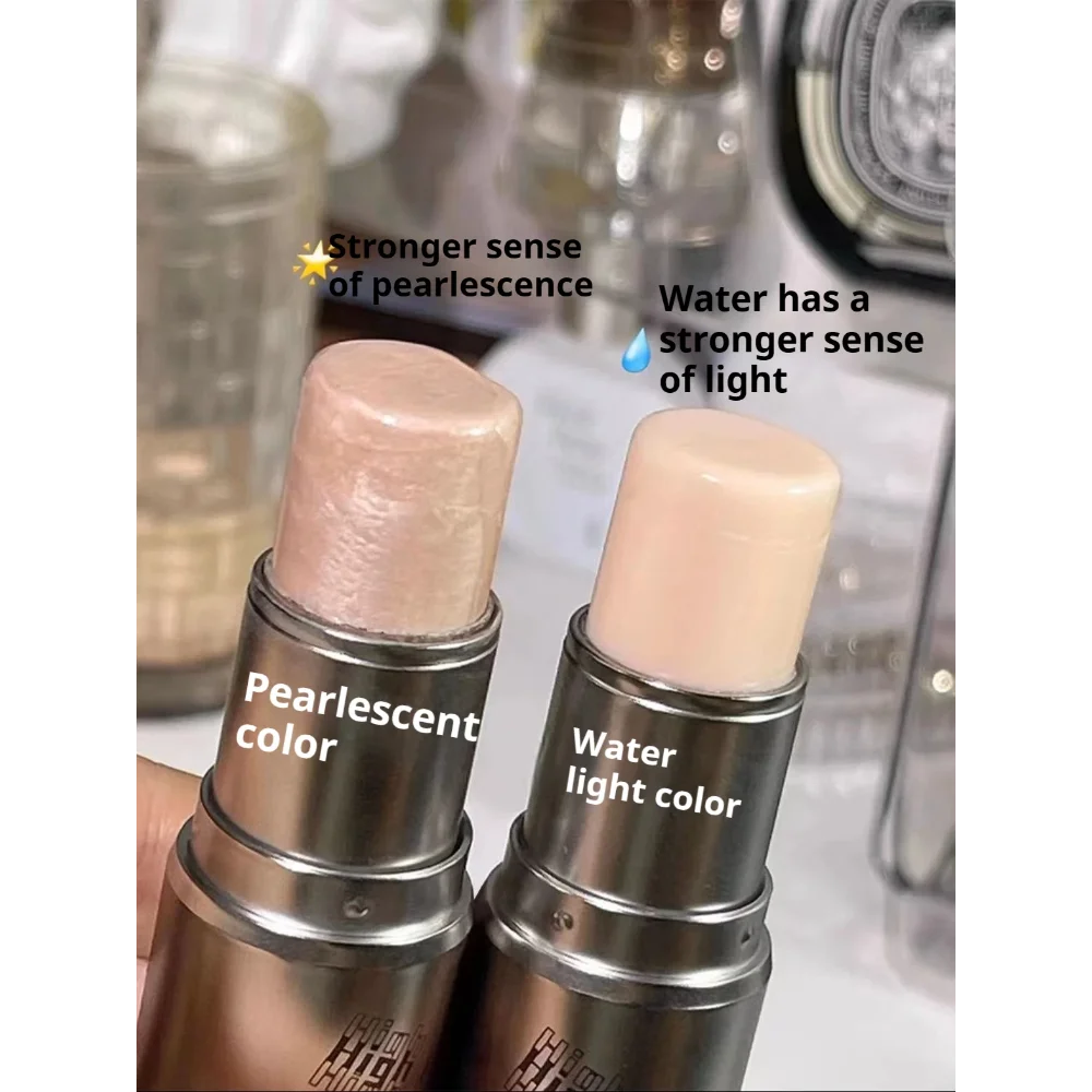 High Gloss Stick Highlighter Blush Water Light Shimmer Waterproof Face Contour Illuminator Brighten Contouring Rouge