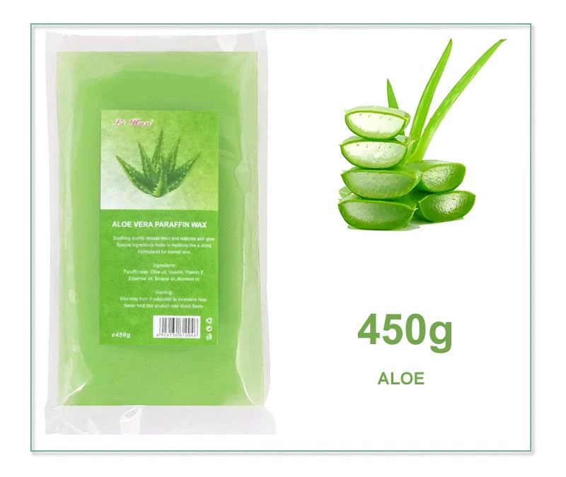 200g/450g Paraffin Wax Hand and Foot Care Beauty Wax For Wax Heater Machine SPA Moisturizing Hand Soft Wax For Bikini Body