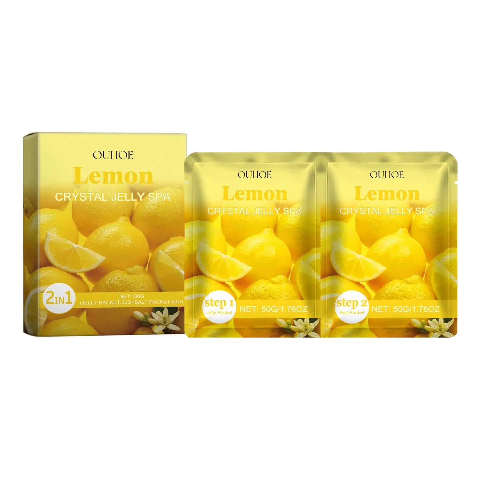 Crystal Jelly Spa Foot Soak Remove Dead Skin Soften Calluses Body Exfoliation Eliminate Fatigue Soothing Mud Scruber Skin Care