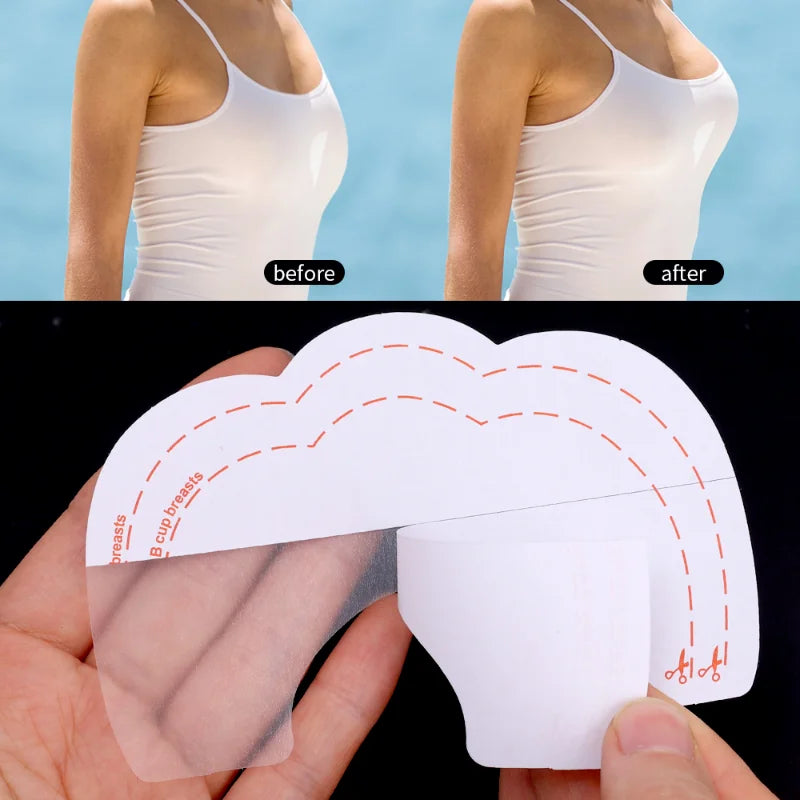 Breast Clear Lift Tape Nipple Cover Invisible Enhancer Push Up Bra Chest Adhesive Accessories Seamless Stickers Women Lingerie