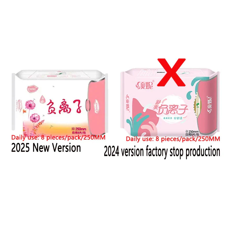 600pcs/20packs Anion Menstrual Pad Sanitary Towels Panty Liners For Women Health Care Feminine Hygiene Product Towels Cotton Pad