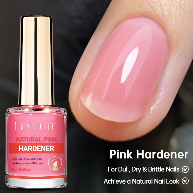 LILYCUTE 12ml Nail Care Polish Base Top 3 in 1 Strengthener Hardener Keratin Nail Art Varnish No Need Lamp Air Dry Dry Care Brig