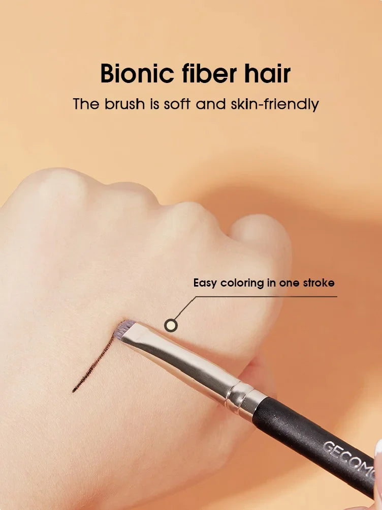 Eyeliner brush eyebrow brush do not eat powder easy overhand blade flat head brush circular arc brush eye repair makeup brush