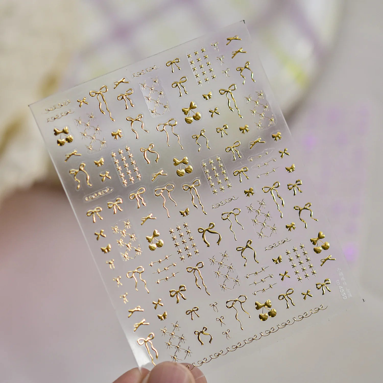 1pcs Cute A bag of Starfish Nail Charm Stickers 3D Jelly Ocean Fish Bubble Adhesive Nail Sticker DIY Summer Nail Art Decorations