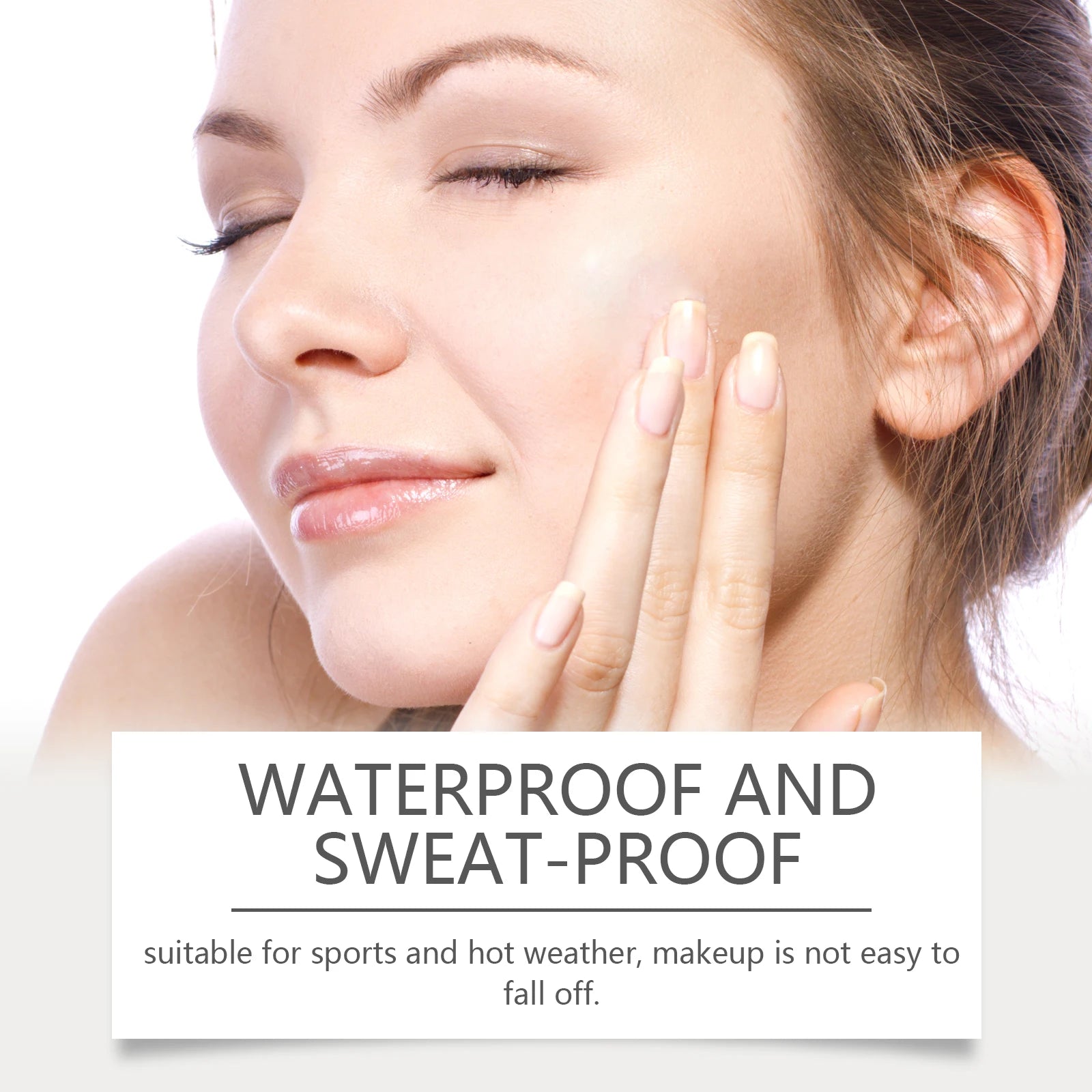 Color Changing Foundation Hyaluronic Acid Waterproof Oil Control High Coverage Makeup Base Magic Covering Foundation Liquid 30ml