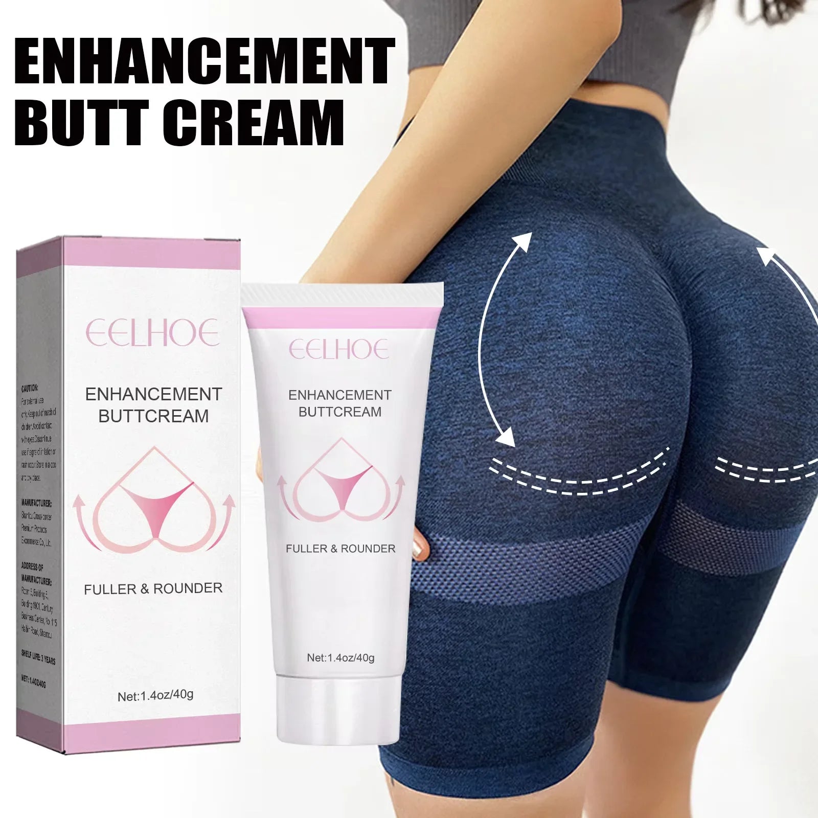Hip Lift up Butt Enhancement Cream Lifting Sculpts Plump Fast Growth Prevent Buttock Sagging Breast Enlargement Butt Enhancer