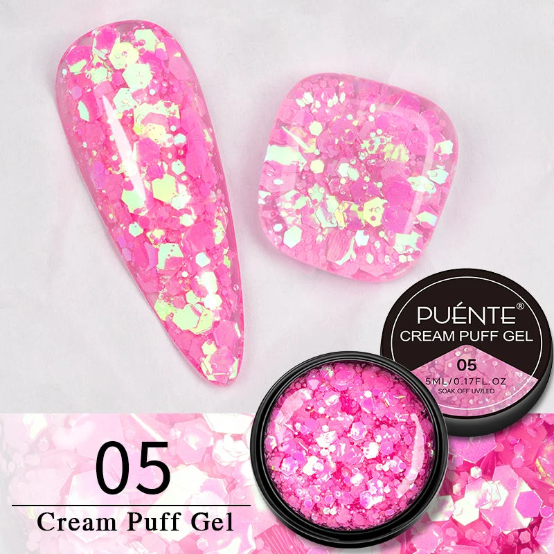 PUENTE 15ML Vitamin E Base Coat Gel Nail Polish For Soft Thin Breaking Nails Strengthen Soak Off UV Gel Varnish For Nail Care