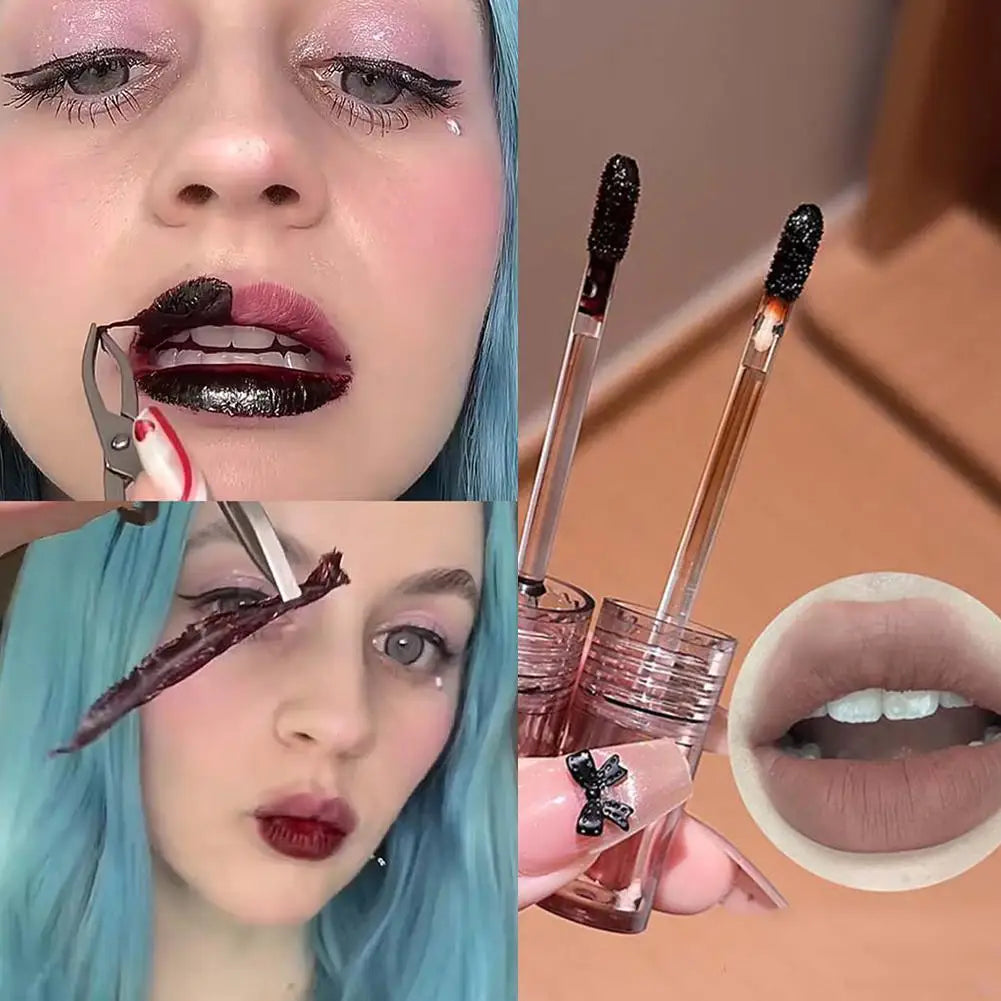 Mocha Brown Peel Off Lip Tint Makeup Peel Off Dye Lipstick Korean Lip Stain Cosmetics Rose Matte Gloss Tear-off Lip Waterpr D6H5