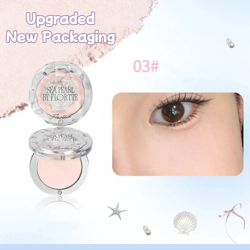 FLORTTE BUNNY Monochrome highlighting powder Naturally Brightening Facial Blush Cream High Gloss Face Blusher Makeup Cosmetics