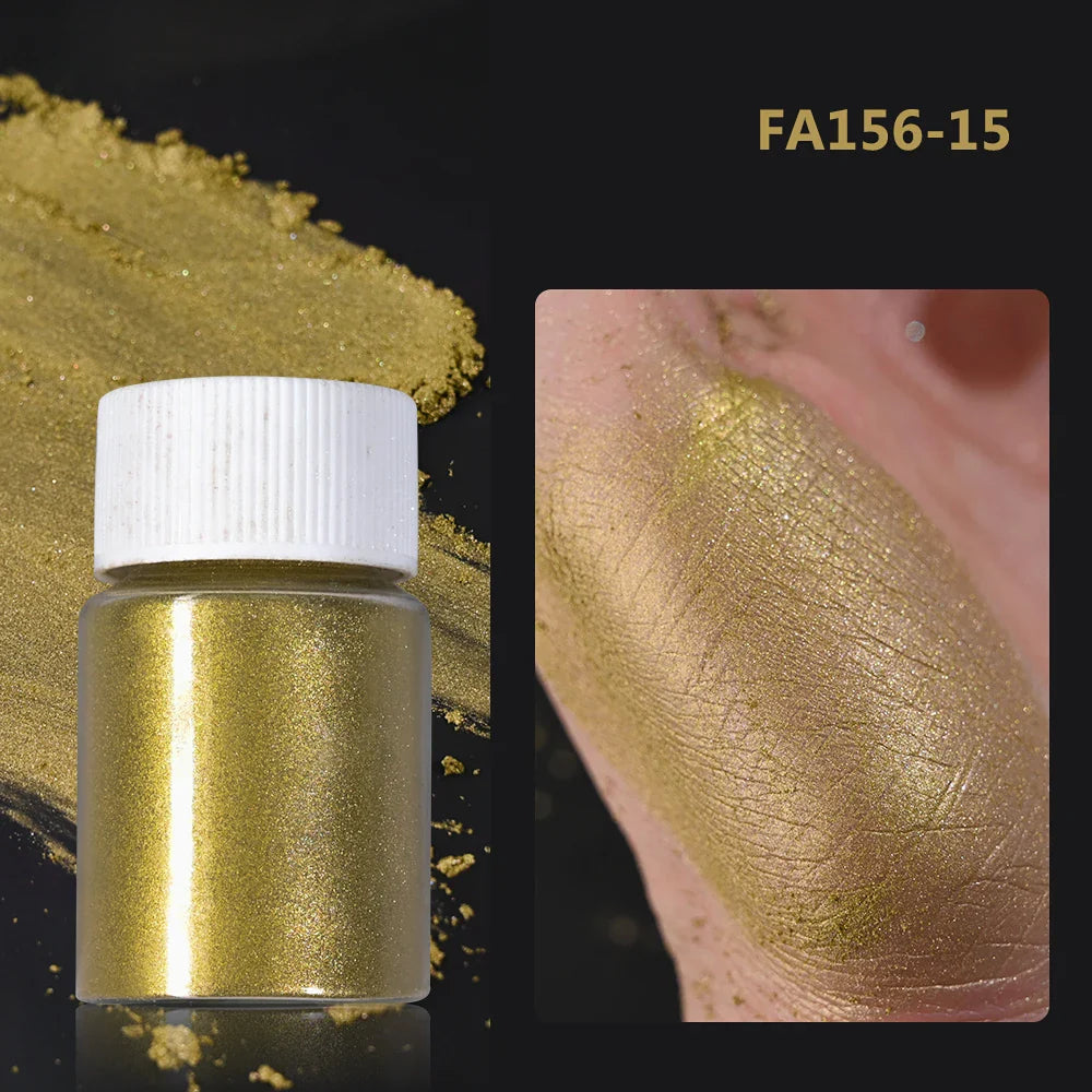 1Box Cherry Pink Chrome Pearl Nail Powder Gradient Mirror Effect Nail Art Glitter Auroras Rubbing Dust Nail Art Decoration 10g