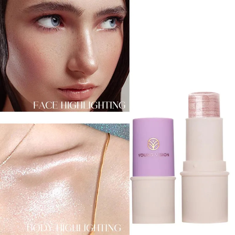 LANGMANNI Tri-Color Multi-Functional Face Brightening Contour Stick Contour & Brightening Skin-Perfecting Stick