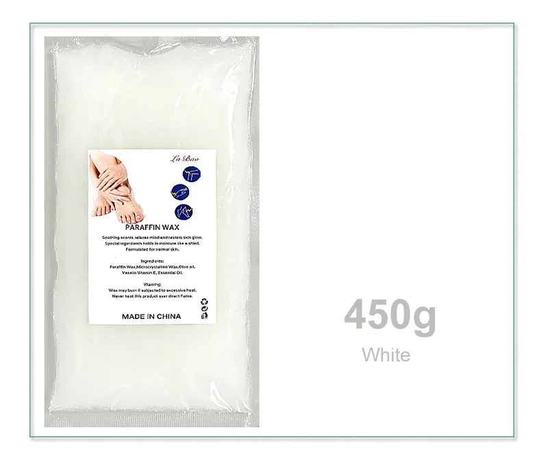 200g/450g Paraffin Wax Hand and Foot Care Beauty Wax For Wax Heater Machine SPA Moisturizing Hand Soft Wax For Bikini Body