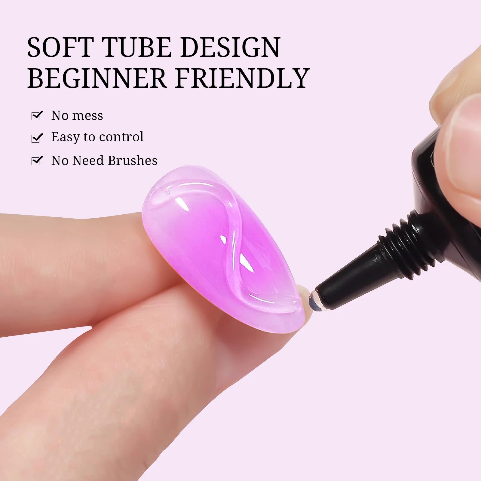 3D Gel Nail Art Modeling Gel Suitable for Nail Design DIY Nail Art for Painting&Molding&Sculpting And Halloween Decoration