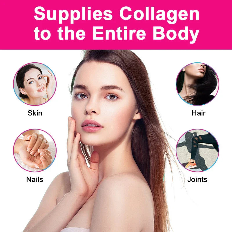 Vital Vitamins Collagen - Biotin, Hyaluronic Acid, Vitamin C - Collagen for Women - Anti-Aging Hair, Skin, Nails Beauty Complex