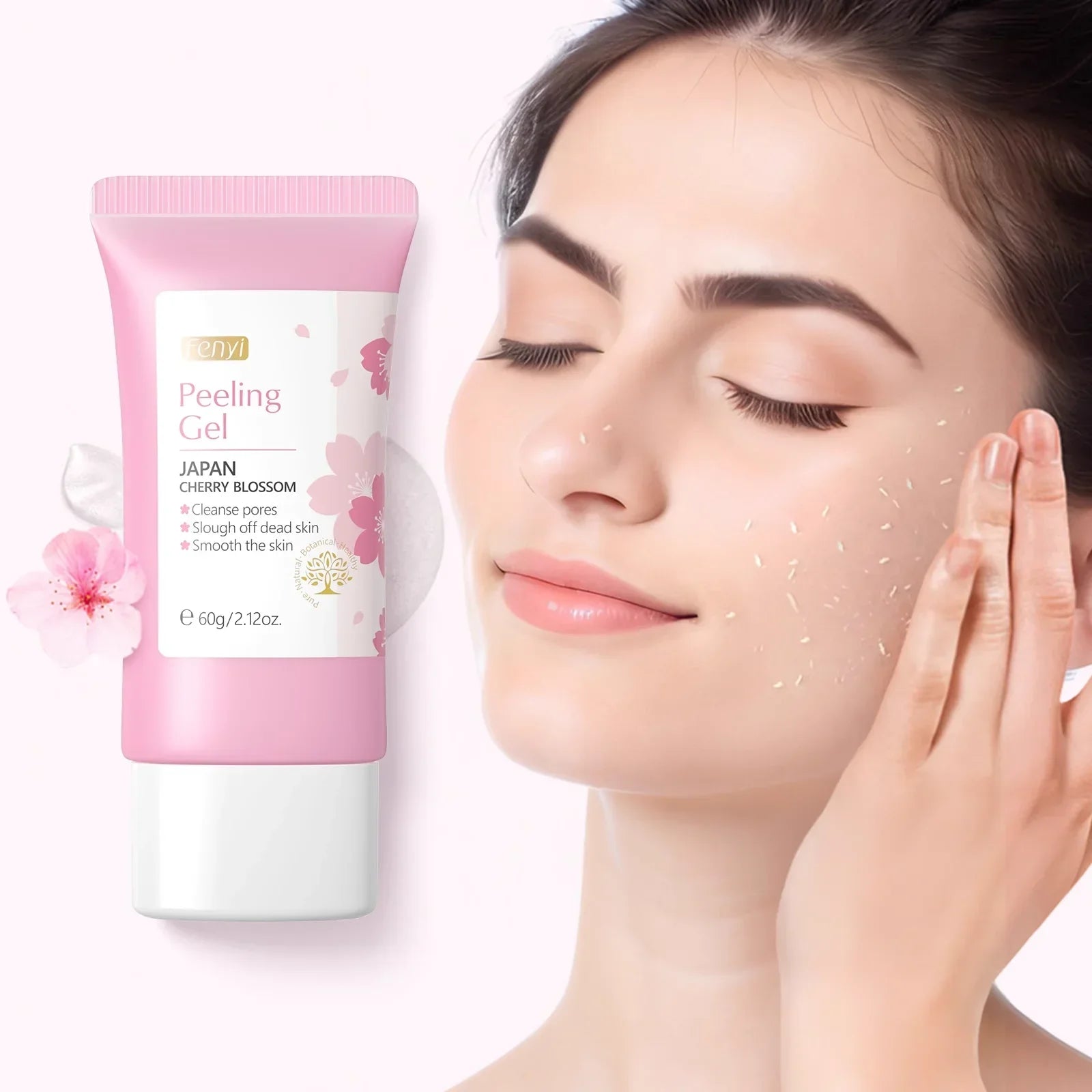 LAIKOU Face  Deep Cleaning Exfoliating Gel Skin Care Whitening Moisturizer Repair Facial Scrub Skin Care 60g