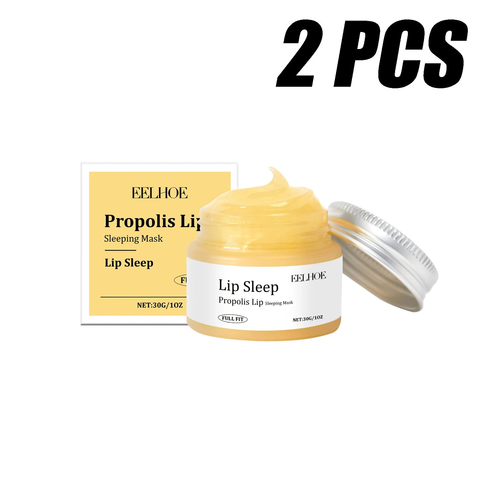 Propolis Lip Sleeping Mask Deeply Nourish Lips Enhance Lip Elasticity Prevent Chapped Lips Long-lasting Moisturizing Lip Mask