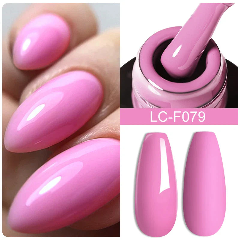 LILYCUTE Fluorescent Nail Gel Polish Orange Red Neon Bright Color Summer Series Soak Off For Manicure Nail Art UV Gel Varnish